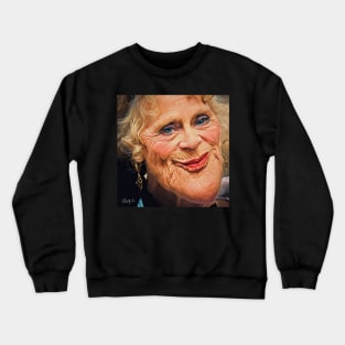 Come Give Auntie a Kiss !!  Funny Face - Caricature Crewneck Sweatshirt